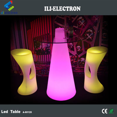 RGB thay đổi màu sắc LED Bar Table, Modern Glowing cocktail table
