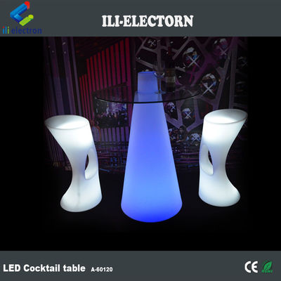 RGB thay đổi màu sắc LED Bar Table, Modern Glowing cocktail table