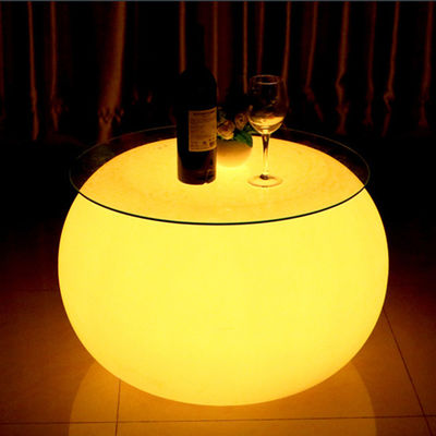 Bàn cocktail được chiếu sáng LED thương mại hiện đại với pin lithium sạc