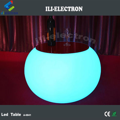 Bàn cocktail được chiếu sáng LED thương mại hiện đại với pin lithium sạc