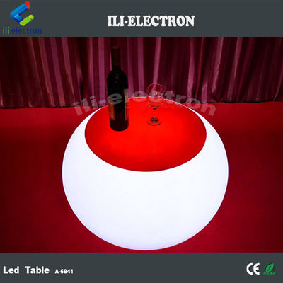 Bàn cocktail được chiếu sáng LED thương mại hiện đại với pin lithium sạc