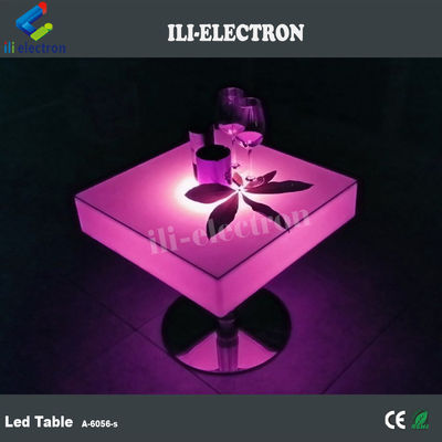 Bàn vườn Led Câu lạc bộ đêm Màu đồ nội thất Bàn cocktail đồ nội thất LED