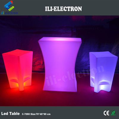 Waterfpoof led bàn ánh sáng lên bàn đồ nội thất quầy bar led bàn cà phê