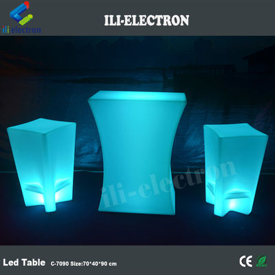 Waterfpoof led bàn ánh sáng lên bàn đồ nội thất quầy bar led bàn cà phê