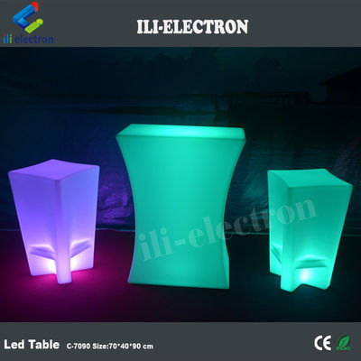 Waterfpoof led bàn ánh sáng lên bàn đồ nội thất quầy bar led bàn cà phê