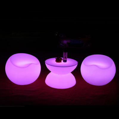 Bàn và ghế dẫn từ xa RGB bằng nhựa PE