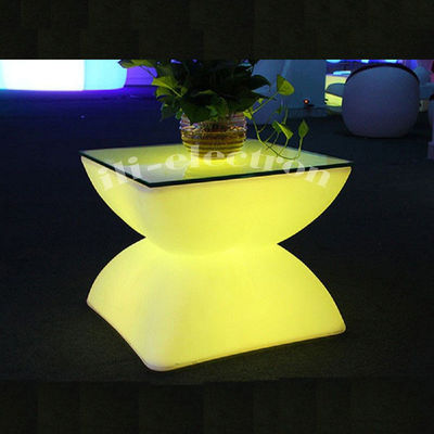 Đàn bar LED hình vuông có thể sạc lại với điều khiển từ xa / bàn ngoài trời lãng mạn