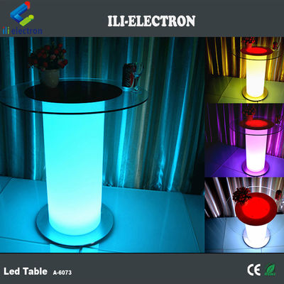 Bàn làm bằng kính đèn LED