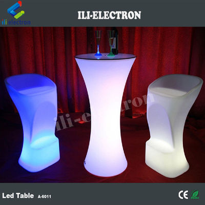 Đèn sáng Mobile Cocktail Bar Table Led Portable Cocktail Table