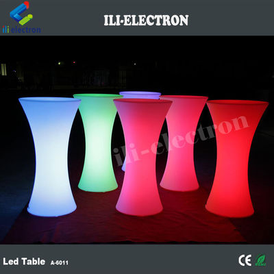 Đèn sáng Mobile Cocktail Bar Table Led Portable Cocktail Table