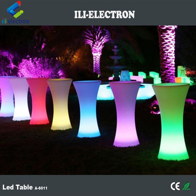Đèn sáng Mobile Cocktail Bar Table Led Portable Cocktail Table