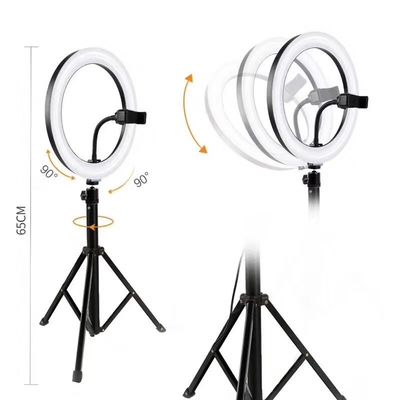 8&quot; 10&quot; 12&quot; Studio Kit chụp ảnh Nhẫn đèn LED Nhẫn đèn 1200 LM