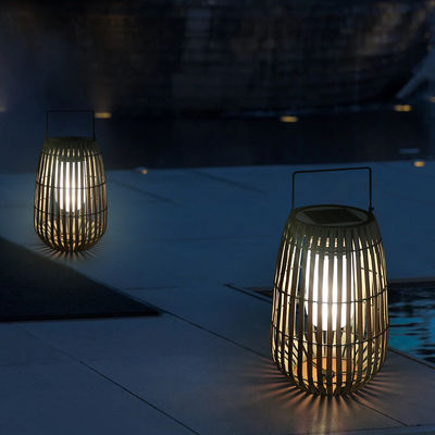 Đèn sân vườn rattan mặt trời tùy chỉnh