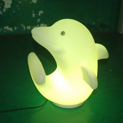 Đèn Dolphin LED bằng nhựa 3500K Đắng ấm với pin lithium sạc lại
