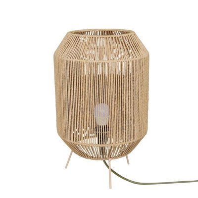 Chiếc đèn bàn rattan cổ điển, Đèn bàn Wabi Sabi thủ công cho gia đình