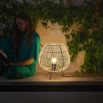 Phong cách Trung Quốc đèn rattan hiện đại cho phòng ngủ phòng trà bên cạnh giường