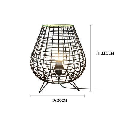 Phong cách Trung Quốc đèn rattan hiện đại cho phòng ngủ phòng trà bên cạnh giường