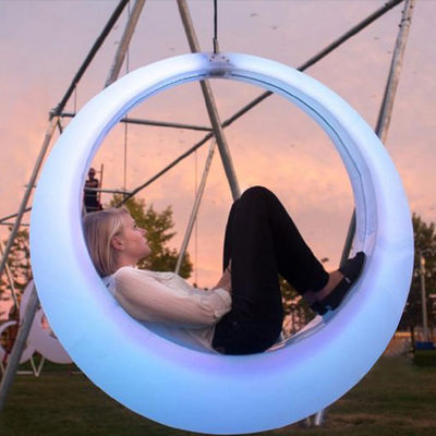 Thiết kế sự kiện Đèn nhựa phát sáng dẫn Patio Swing Light Nội thất ngoài trời