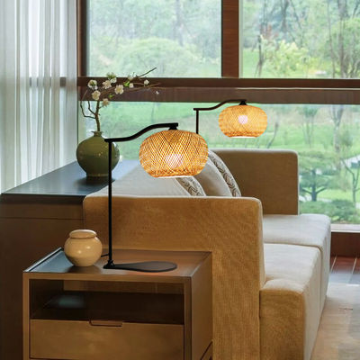 Đèn bàn cạnh giường Bambu tùy chỉnh 2700K Đèn trắng ấm mềm cho trang trí nhà