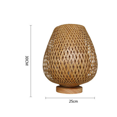 Đèn bàn cạnh giường Bambu tùy chỉnh 2700K Đèn trắng ấm mềm cho trang trí nhà