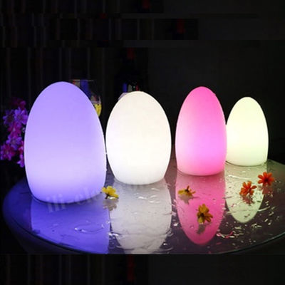IP65 Đèn LED dạng trứng chống nước có thể sạc lại cho trang trí Giáng sinh