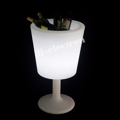 Không dây nhựa LED đá xô Cup hình dạng 16 màu sắc thay đổi cho rượu sâm panh