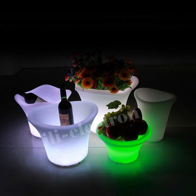 PE nhựa 16 màu thay đổi trang trí Giáng sinh đèn LED đèn hoa nồi điều khiển từ xa đa chức năng