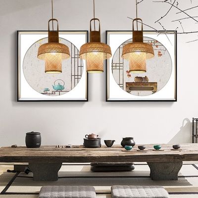 Cây treo treo của Trung Quốc đèn chùm đèn chùm treo đan đèn chùm