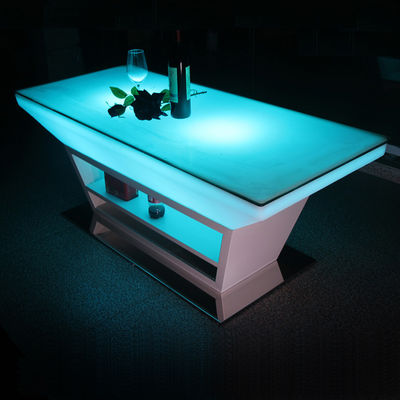 Bàn cocktail PE nhựa LED với chế độ chiếu sáng Strobe và được cung cấp bởi pin lithium sạc lại