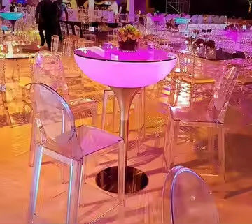 Đèn bàn cocktail Led Đèn bàn cocktail được chiếu sáng