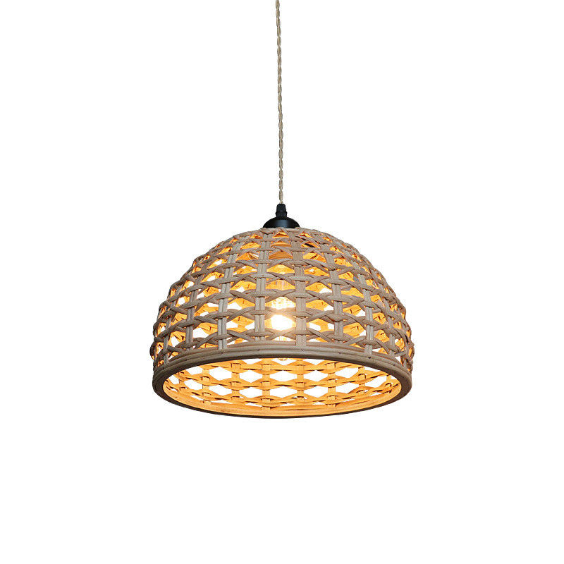 Vintage sáng tạo chùm rattan bóng đèn cho phòng ăn trong nhà