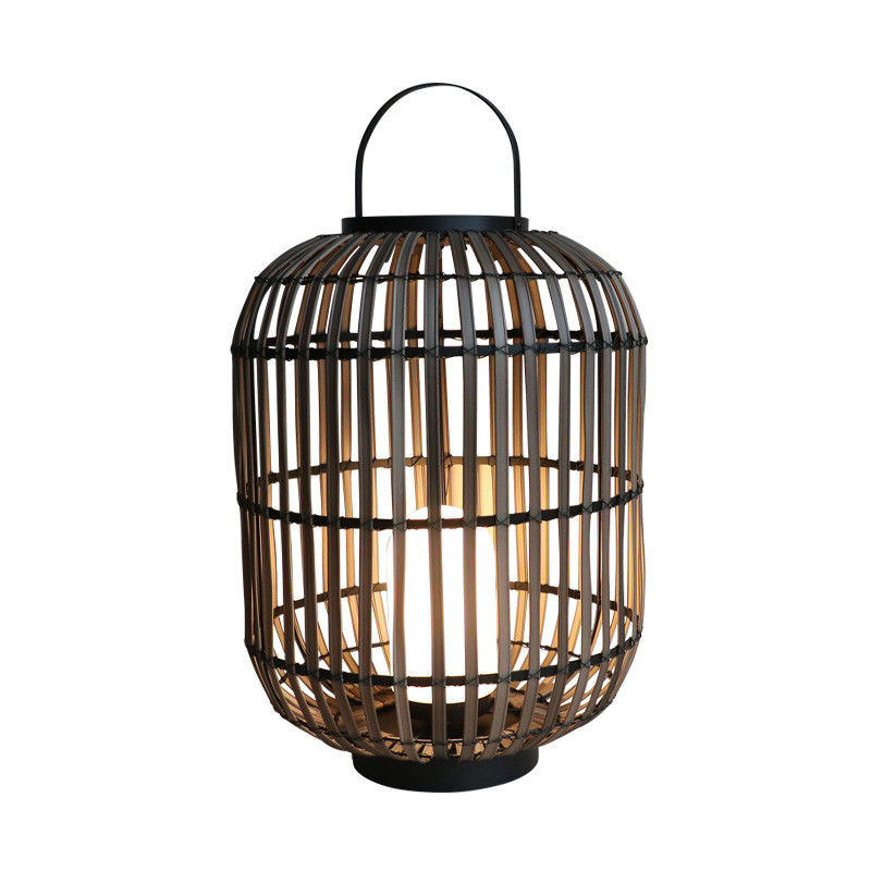Đèn đèn ngoài trời rattan trang trí, đèn rattan dệt 3500K cho bầu không khí