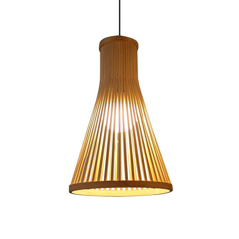Đèn treo rattan tùy chỉnh, Đèn treo vải Bắc Âu cho ánh sáng trong nhà