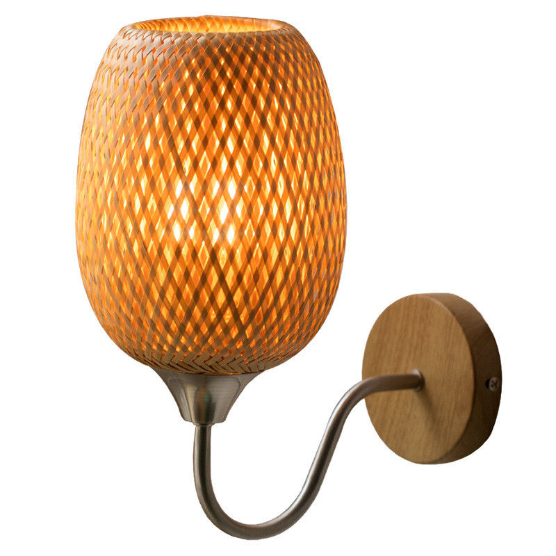 Thiết kế nghệ thuật sáng tạo rattan tường ánh sáng bóng cho hành lang lối đi