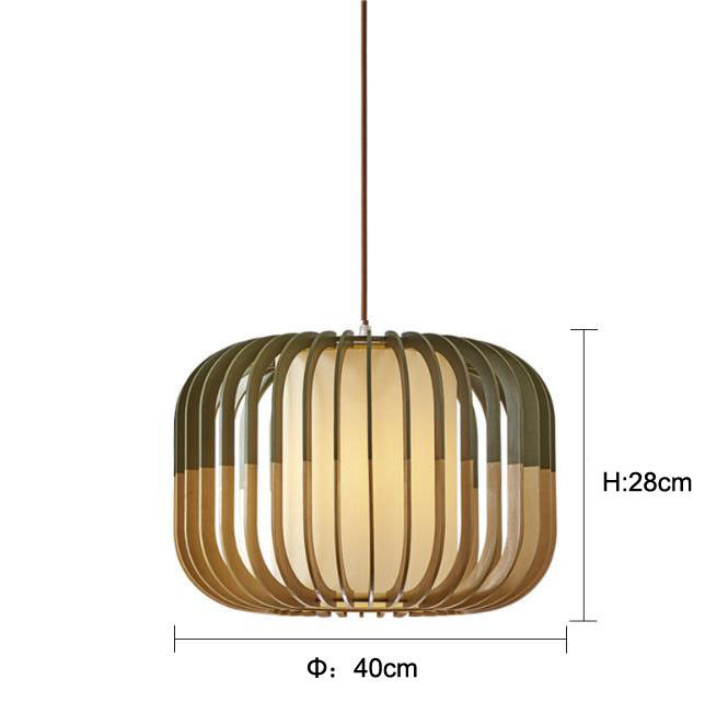 Nodic Rattan Pendant Light Chandelier Switch Control Cho trang trí nhà