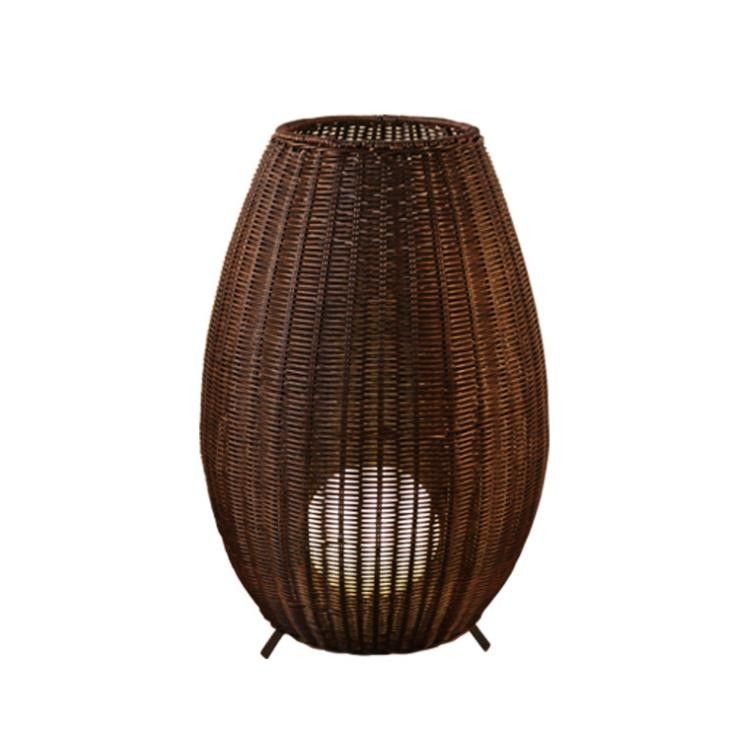 35cm/45cm/78cm/128cm chiều cao đèn đứng nghệ thuật đèn sàn rattan wicker