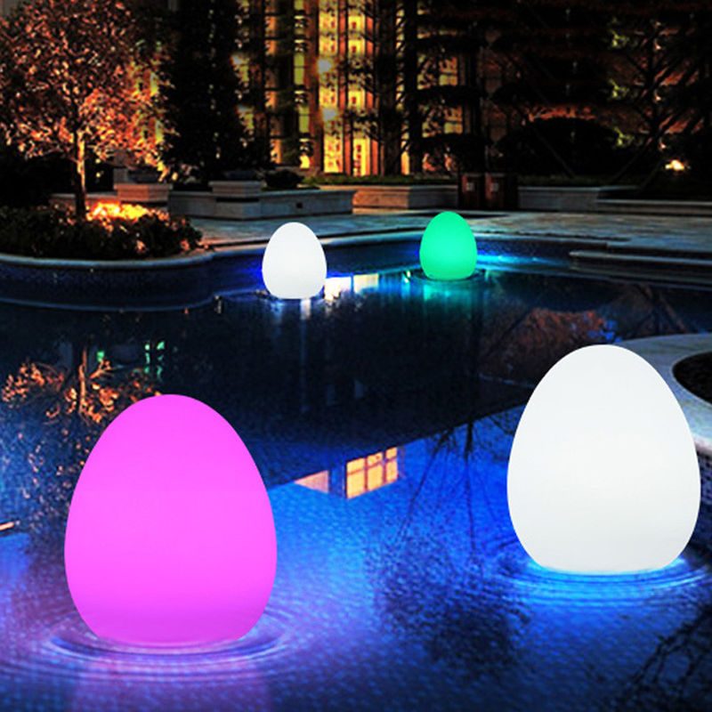 IP65 Đèn LED dạng trứng chống nước có thể sạc lại cho trang trí Giáng sinh