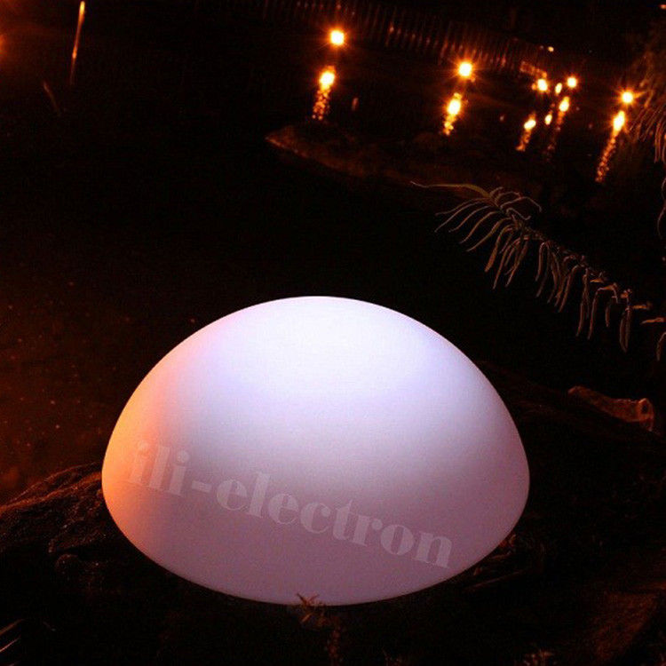 ánh sáng trang trí LED nhựa màu không thấm nước bán tròn
