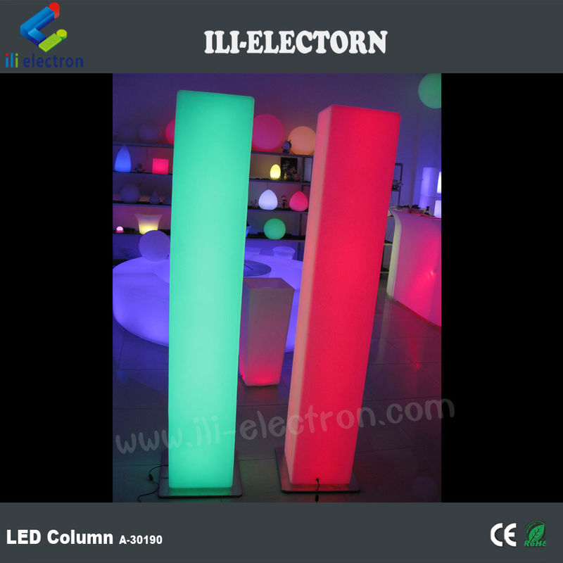 Infarad điều khiển từ xa màu sắc LED trang trí nhựa trụ đám cưới Cột