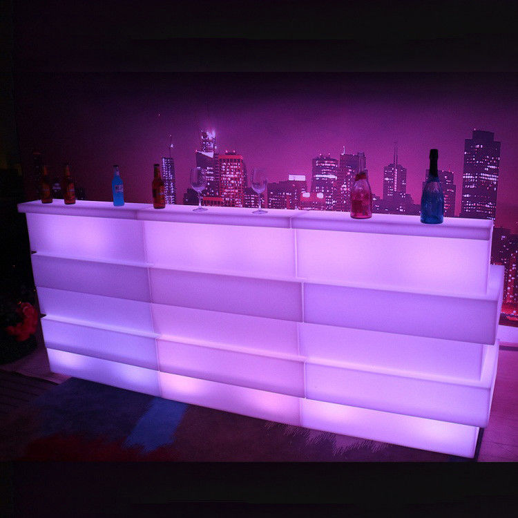 Bảng thanh di động nhựa LED 16 màu sắc thay đổi chống nước