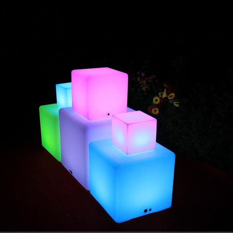 IP65 chống nước ngoài đèn LED hình khối ánh sáng 16 màu thay đổi cho phân vườn