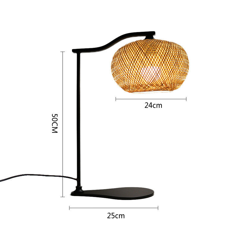 Đèn bàn cạnh giường Bambu tùy chỉnh 2700K Đèn trắng ấm mềm cho trang trí nhà