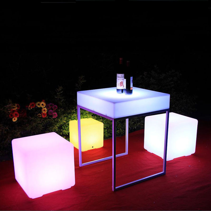 40Cm điều khiển từ xa Patio đèn LED cube đèn đèn đèn LED nguồn ánh sáng cho sân chơi giải trí